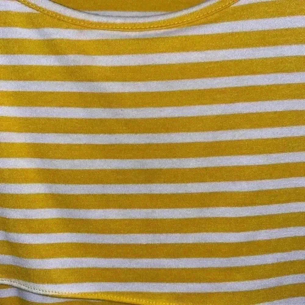 The Limited Yellow White Stripe Sleeveless Top - Picture 5 of 5